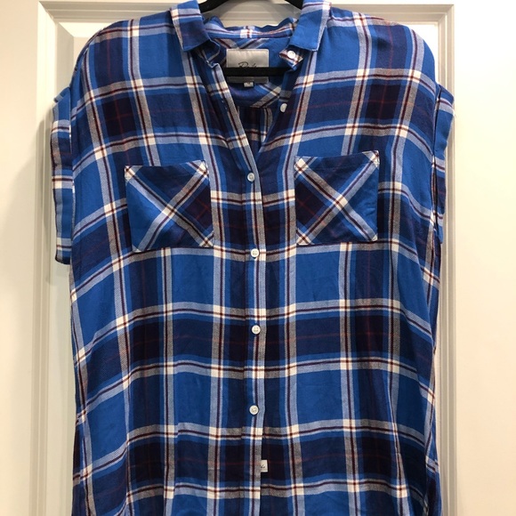 Rails Tops - Rails short sleeve plaid shirt